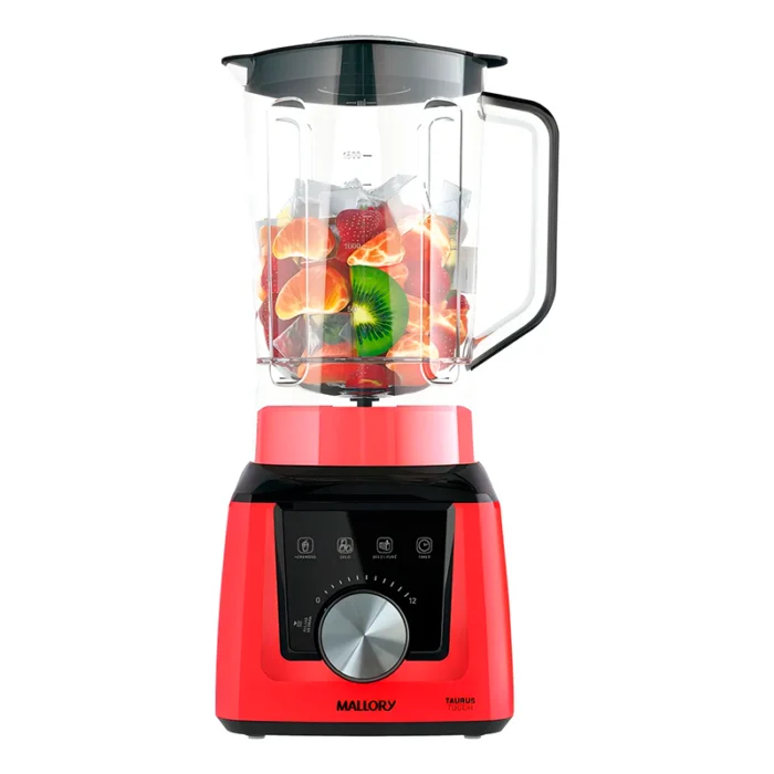 Liquidificador Mallory Taurus Touch 3,1L – 1300W Vermelho 110V