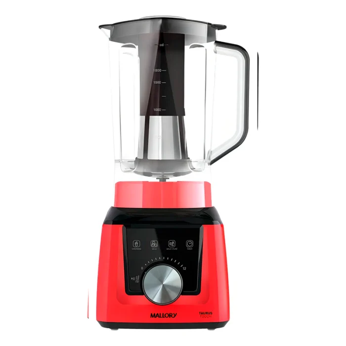 Liquidificador Mallory Taurus Touch 3,1L – 1300W Vermelho 110V - Imagem 3