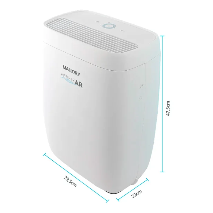 Purificador de Ar Respirar Mallory 3 Estágios – Branco 127/220V - Imagem 3
